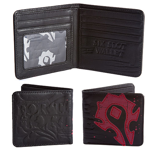 World of Warcraft Horde Crest Leather Wallet